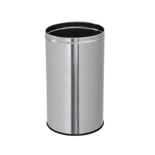 Poubelle trappe push capacité 50 l + seau intérieur