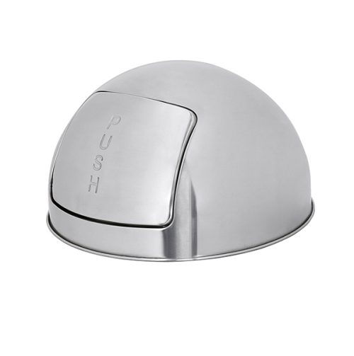 Poubelle trappe push capacité 50 l + seau intérieur