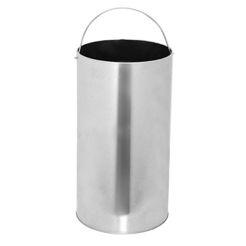 Poubelle trappe push capacité 50 l + seau intérieur