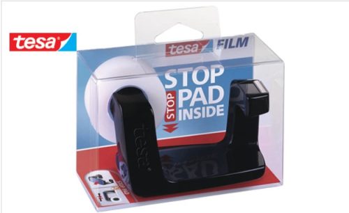 TESA Dévidoir Frame Noir avec un ruban d'adhésif invisible 19mm x 33m