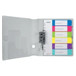 LEITZ Intercalaires imprimables WOW, 6 touches, A4+, PP, multicolore