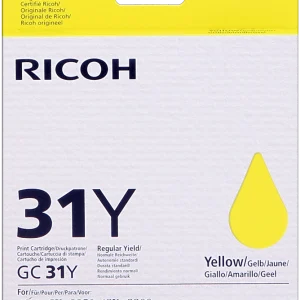 RICOH Cartouche gel Jaune GC31Y 405691
