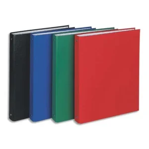 EXACOMPTA Classeur 4 anneaux de 30 mm, en polypropylène, dos de 4 cm, coloris assortis