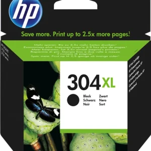 HP 304XL Cartouche d'Encre Noire grande capacité Authentique (N9K08AE)