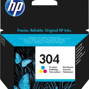 HP 304 Cartouche d'Encre Trois Couleurs Authentique (N9K05AE)