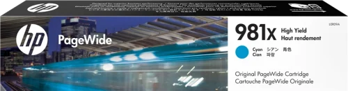 HP Cartouche PageWide Cyan 981X L0R09A