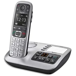 GIGASET Téléphone sans fil silver Solo E560A avec répondeur