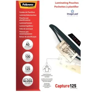 FELLOWES Pack de 100 pochettes Imagelast A5 125 microns 5307302