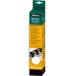 FELLOWES Boîte de 100 peignes anneaux plastique 10 mm Blanc 5345805