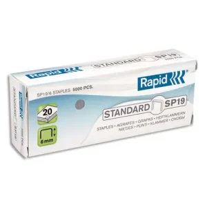 RAPID Boîte de 5000 agrafes SP19.