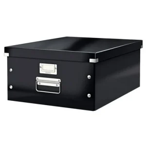 LEITZ Boîte Click & Store WOW, format Large A3, noir