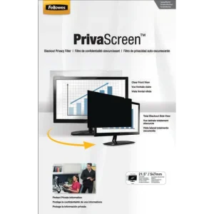FELLOWES Filtre de confidentialité PrivaScreen 21,5'' (16/9) pour moniteurs et ordi portables 4807001