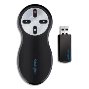 KENSINGTON Télécommande de présentation sans fil avec pointeur laser rouge, 33374EU