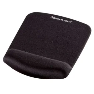 FELLOWES Tapis de souris repose-poignets PlushTouch Noir 9252003