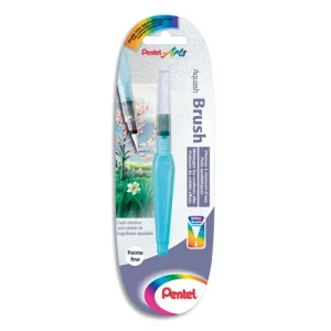 PENTEL Pinceau en fibre synthétique avec réservoir, pointe fine