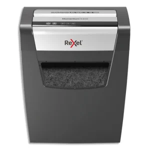 REXEL Destructeur de documents Momentum X410 P-4, coupe croisée, 4x28mm, 10 feuilles, 23 litres 2104571EU