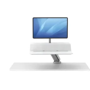 FELLOWES Station de travail assis-debout Lotus RT écran simple Blanc 8081701