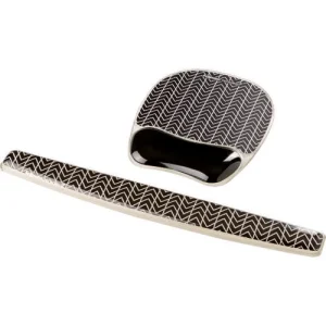 FELLOWES Repose poignets pour clavier Gel Chevrons 9653601