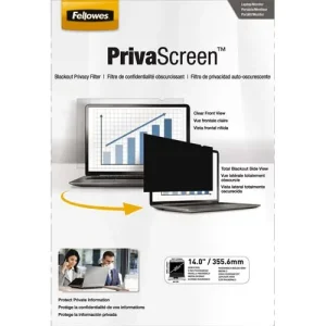FELLOWES Filtre de confidentialité PrivaScreen 14 (16/9) pour moniteurs et ordi portables 4812001