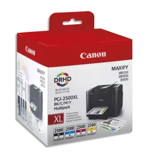 CANON Multipack 4 couleurs Jet d'encre PGI2500XL 9254B004