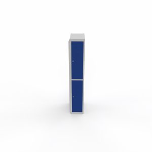 Vestiaire démontable 2 cases bleu élément suivant gris