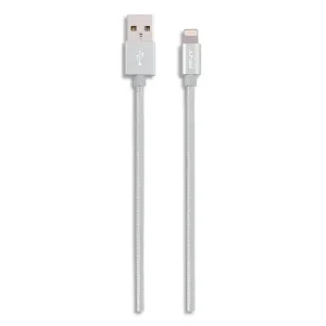 PNY Câble tressé USB 2.0 vers Lightnin 1,20M GR CL C-UA-LN-S01-04