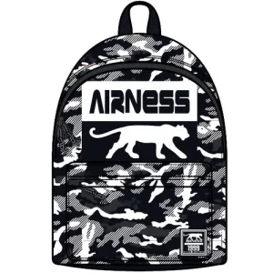 OXFORD Sac Borne Souple AIRNESS LIBERTY 1 cpt polyester 30x40x14 cm. Décor sérigraphié Noir et Blanc