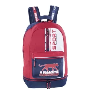 OXFORD Sac Borne Sple AIRNESS DEVONS BOYS 1 cmpt 30x40x14 cm. Rubber print, coloris Bleu, Rouge et Blanc