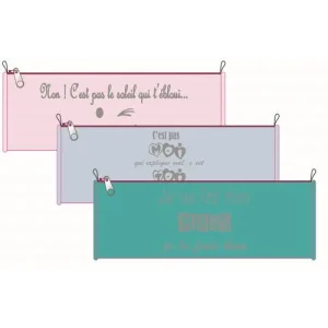 OXFORD Fourre-Tout Rond Icone Fantaisie PU Mat. 22x7x7 cm. Décor sérigraphié, coloris assortis.