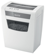 LEITZ Destructeur de documents IQ Home Office P-4, coupé croisée, 4x28mm, 10 feuilles, 23 litres 80090000