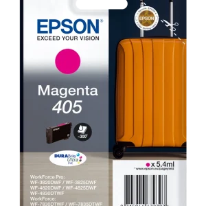 EPSON Cartouche Jet d'Encre DURABrite Ultra Magenta ''Valise'' 405 (T05G3) - C13T05G34010