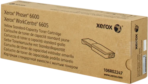 XEROX Cartouche toner jaune 106R02247