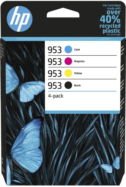 HP Pack de 4 cartouches jet d'encre 953 6ZC69AE