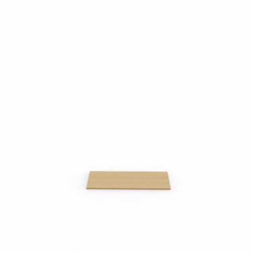 Top d’armoire en mélamine L. 120 cm décor chêne clair