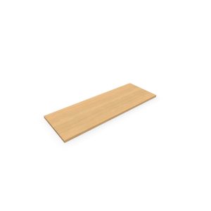 Top d’armoire en mélamine L. 120 cm décor chêne clair