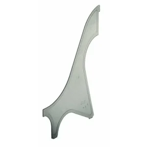 LEITZ Cloison pour porte-revues Leitz standard (2425). Dim (lxhxp) : 0,2x31,5x26,8 cm. Coloris fumé