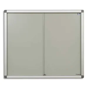 PLANORGA Vitrine ALGOL 12 Feuilles pour intérieur 680x1340cm.Cadre alu, portes coulissantes avec serrure