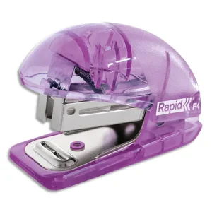 RAPID Colour'Breeze Mini agrafeuse, 10 feuilles, agrafes 24/6, lavande, 5001532