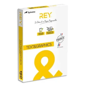 INAPA Ramette 250 feuilles papier TEXT & GRAPHICS A4 160g CIE 170 haute Blancheur très satiné