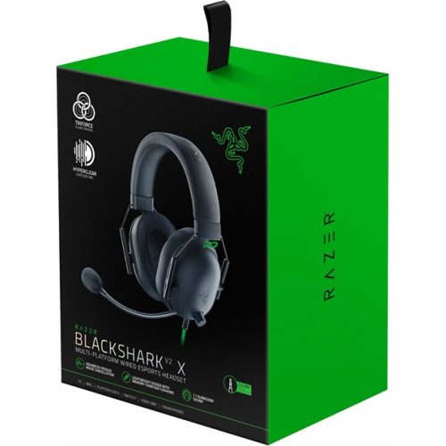 Razer Headset BlackShark V2 X 7.1 Gaming black 3,5mm Klinke 7.1-Kanal; ohrumschließend
