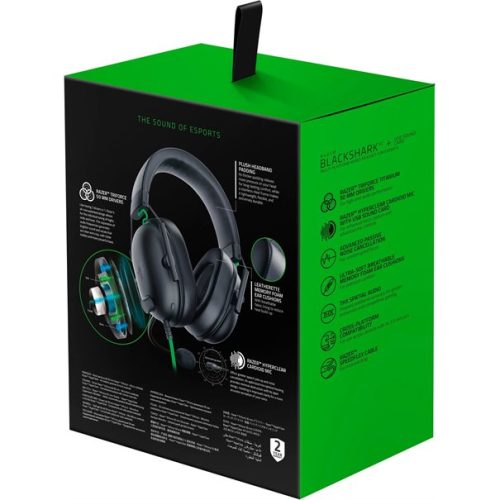 Razer Headset BlackShark V2 X 7.1 Gaming black 3,5mm Klinke 7.1-Kanal; ohrumschließend