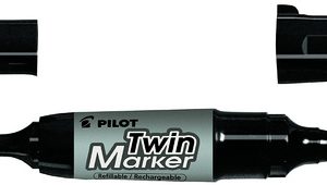 PILOT Marqueur permanent TWIN Marker Jumbo, noir
