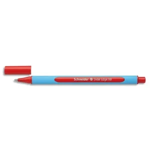 SCHNEIDER Stylo bille SLIDER EDGE à capuchon, pointe large, corps triangulaire, encre indélébile Rouge