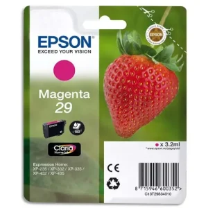 EPSON Cartouche Jet d'Encre Claria Home Magenta ''Fraise'' 29 (T2983) - C13T29834012