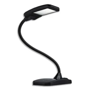 HANSA Lampe à led TWIST bras flexible - base métal coloris Noir