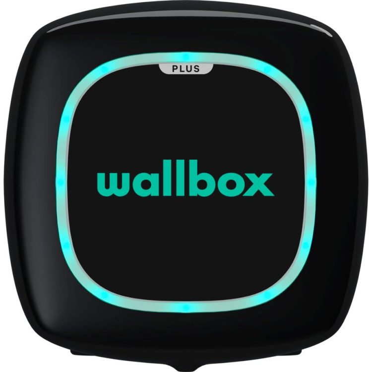 Wallbox Pulsar Plus noir 22kW, Type 2, 7m câble OCPP