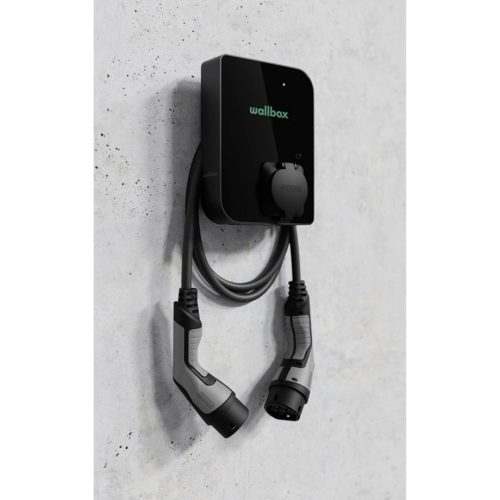 Wallbox Copper SB noir 11kW, Type 2, Prise OCCP