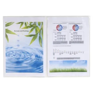 EXACOMPTA Sachet de 10 étuis 4 faces en PVC 15/100 ème. Format 30 x 21 cm.