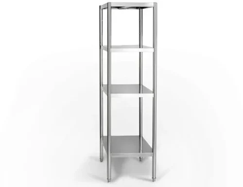 Etagère en inox PREMIUM - 1200x500mm - avec 4 étagères (RÉGLABLE)