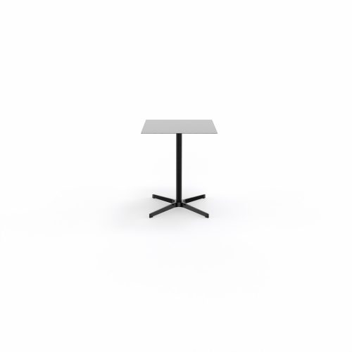 Table outdoor Lucie L. 60 cm x l. 60 cm x H. 73,5 cm métal lisse noir